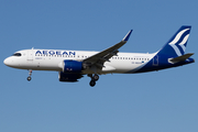 Aegean Airlines Airbus A320-271N (SX-NEB) at  Amsterdam - Schiphol, Netherlands