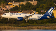 Aegean Airlines Airbus A320-271N (SX-NEB) at  Corfu - International, Greece