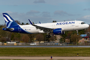 Aegean Airlines Airbus A320-271N (SX-NEB) at  Hamburg - Fuhlsbuettel (Helmut Schmidt), Germany