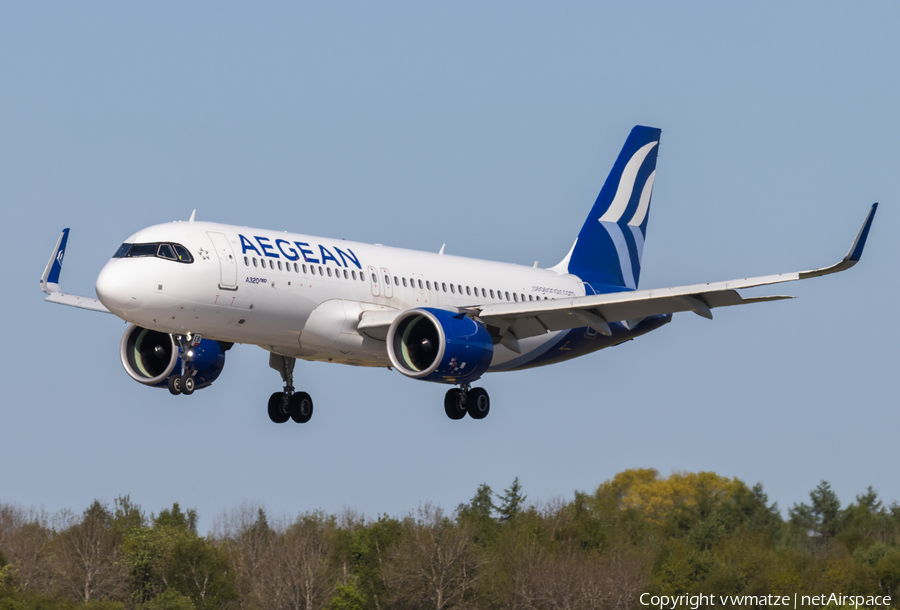 Aegean Airlines Airbus A320-271N (SX-NEB) | Photo 507560