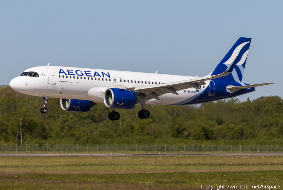 Aegean Airlines Airbus A320-271N (SX-NEB) | Photo 507562