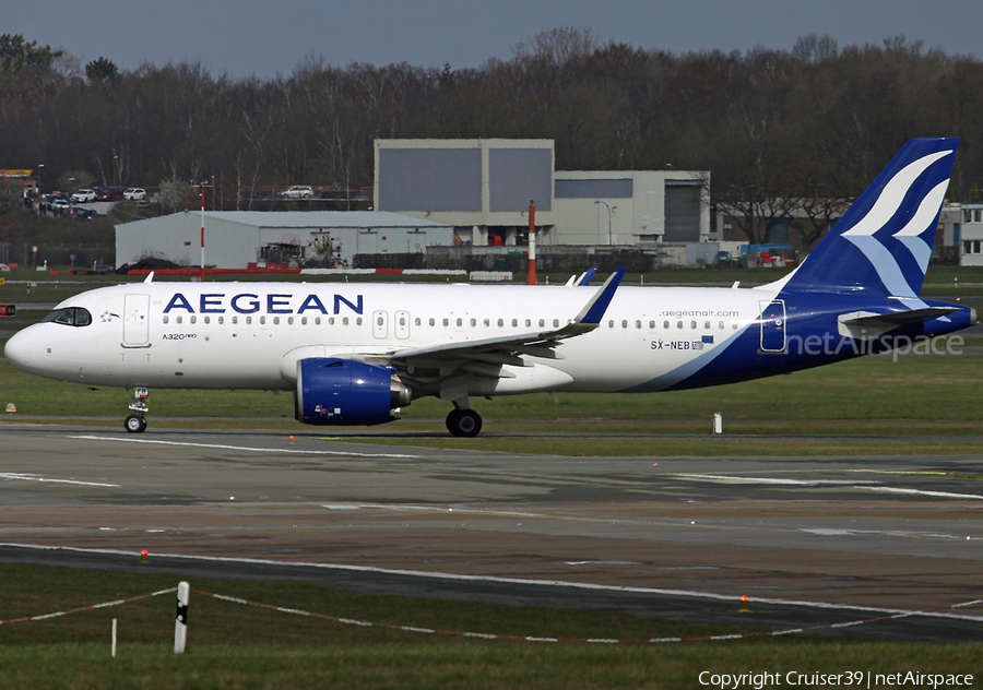 Aegean Airlines Airbus A320-271N (SX-NEB) | Photo 591964