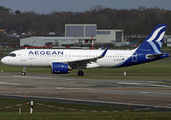 Aegean Airlines Airbus A320-271N (SX-NEB) at  Hamburg - Fuhlsbuettel (Helmut Schmidt), Germany