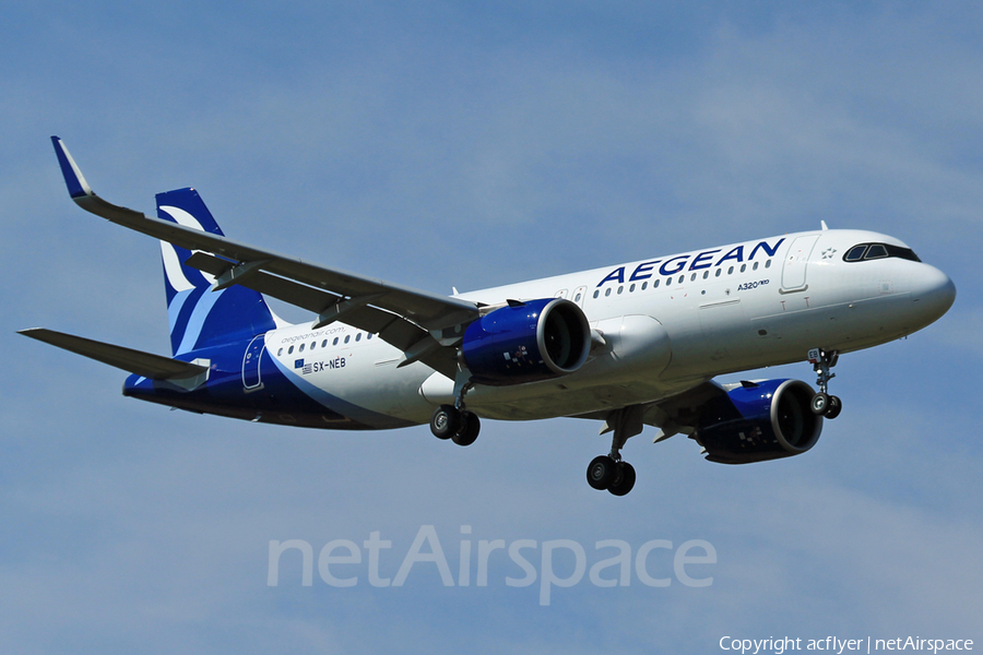 Aegean Airlines Airbus A320-271N (SX-NEB) | Photo 398520