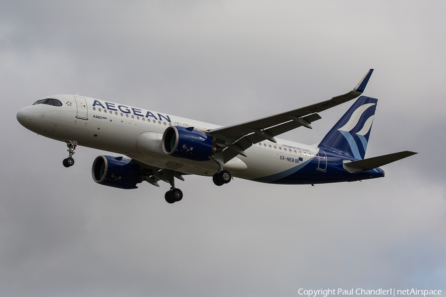 Aegean Airlines Airbus A320-271N (SX-NEB) | Photo 400360