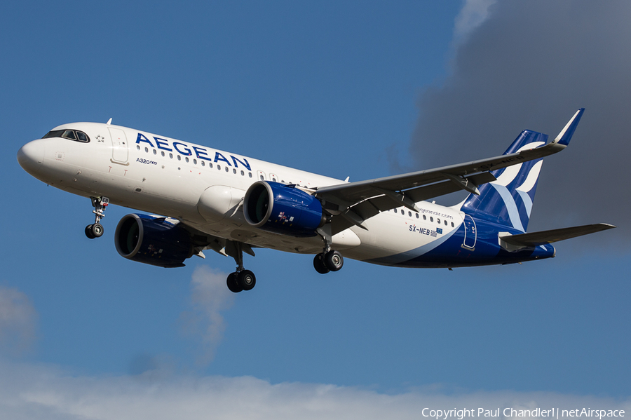 Aegean Airlines Airbus A320-271N (SX-NEB) | Photo 403681