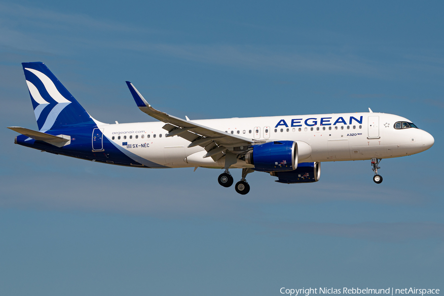 Aegean Airlines Airbus A320-271N (SX-NEC) | Photo 392101