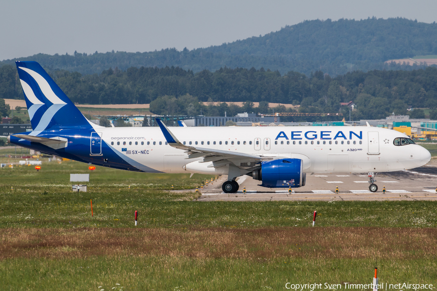 Aegean Airlines Airbus A320-271N (SX-NEC) | Photo 394514