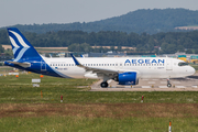 Aegean Airlines Airbus A320-271N (SX-NEC) at  Zurich - Kloten, Switzerland