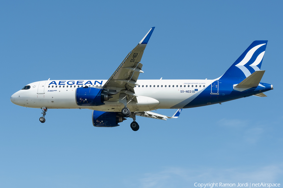 Aegean Airlines Airbus A320-271N (SX-NED) | Photo 507821