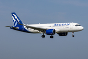 Aegean Airlines Airbus A320-271N (SX-NED) at  Brussels - International, Belgium