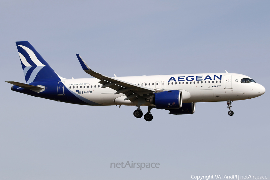 Aegean Airlines Airbus A320-271N (SX-NED) | Photo 558076