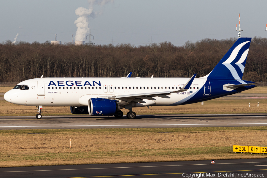 Aegean Airlines Airbus A320-271N (SX-NEF) | Photo 612159