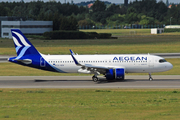 Aegean Airlines Airbus A320-271N (SX-NEM) at  Warsaw - Frederic Chopin International, Poland