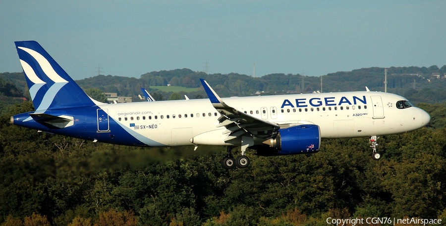 Aegean Airlines Airbus A320-271N (SX-NEO) | Photo 590849