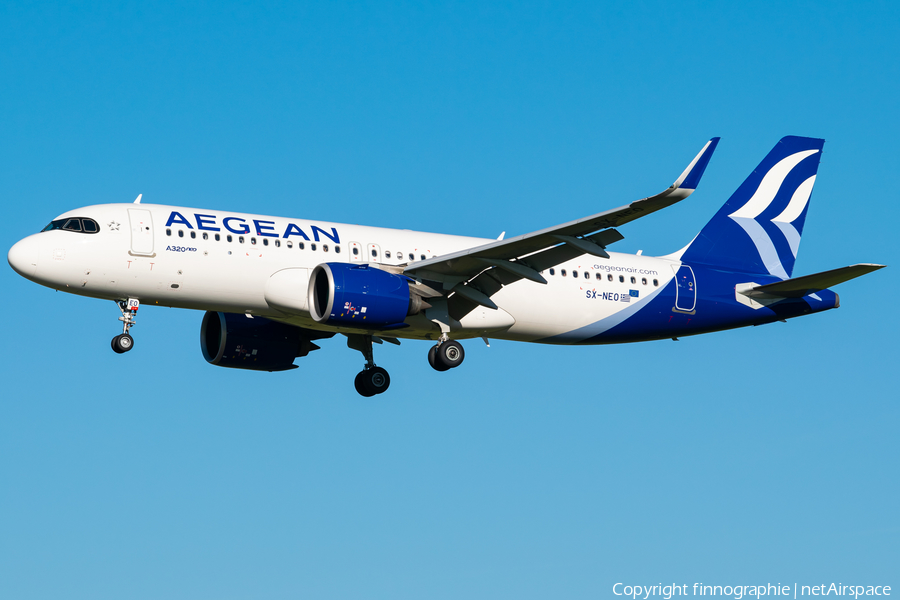 Aegean Airlines Airbus A320-271N (SX-NEO) | Photo 477326