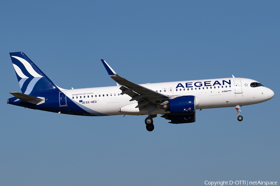 Aegean Airlines Airbus A320-271N (SX-NEO) | Photo 403183