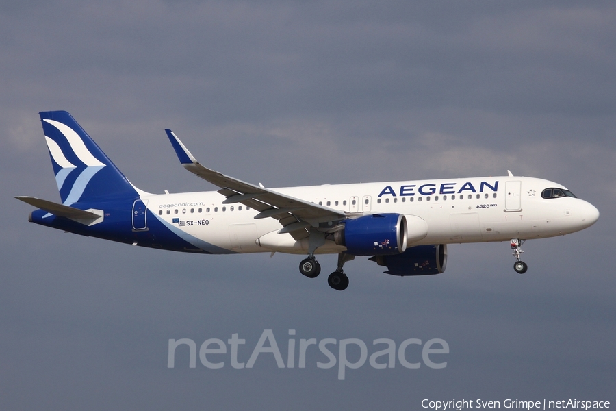 Aegean Airlines Airbus A320-271N (SX-NEO) | Photo 442925