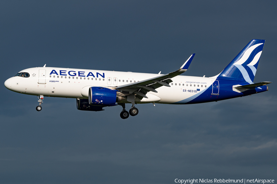 Aegean Airlines Airbus A320-271N (SX-NEO) | Photo 475782