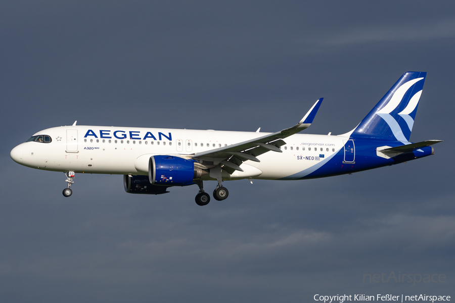 Aegean Airlines Airbus A320-271N (SX-NEO) | Photo 475803