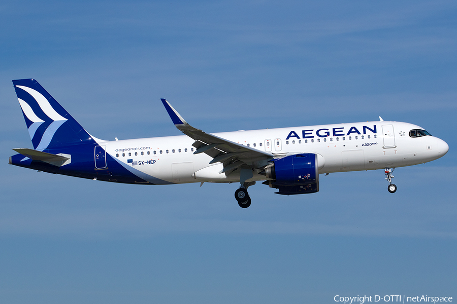 Aegean Airlines Airbus A320-271N (SX-NEP) | Photo 587253