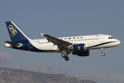 Olympic Airlines Airbus A319-112 (SX-OAF) at  Athens - International, Greece