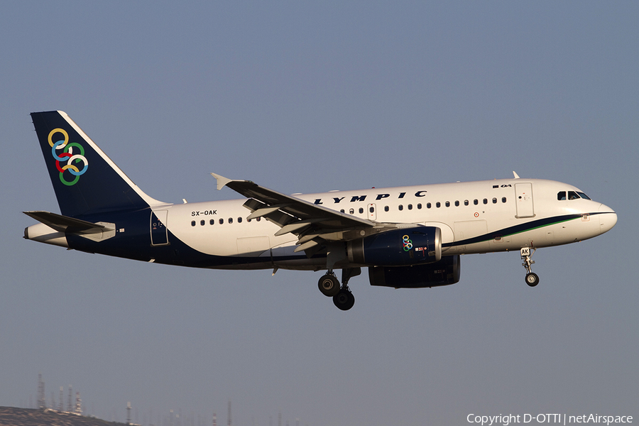Olympic Airlines Airbus A319-132 (SX-OAK) | Photo 316135