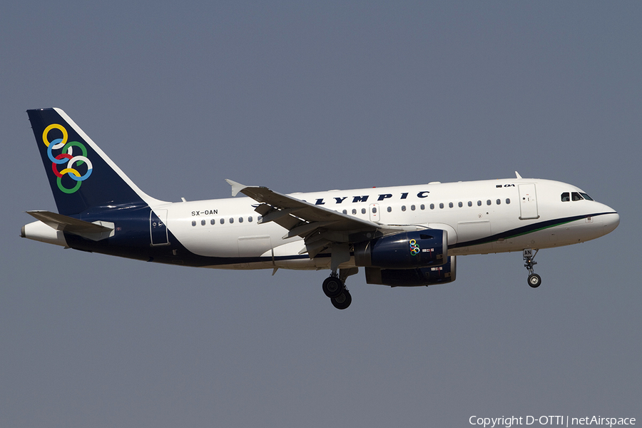 Olympic Air Airbus A319-132 (SX-OAN) | Photo 316156