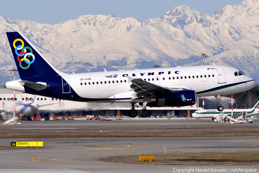Olympic Air Airbus A319-132 (SX-OAN) | Photo 308709