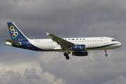 Olympic Air Airbus A320-232 (SX-OAQ) at  Amsterdam - Schiphol, Netherlands