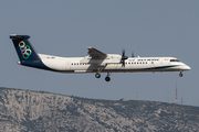 Olympic Air Bombardier DHC-8-402Q (SX-OBA) at  Athens - International, Greece