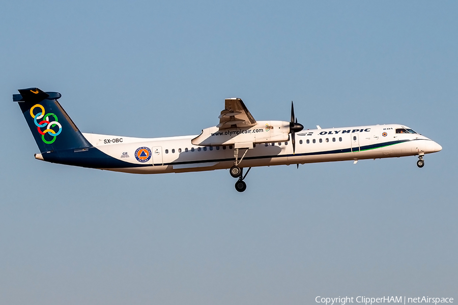 Olympic Airlines Bombardier DHC-8-402Q (SX-OBC) | Photo 408349