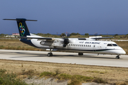 Olympic Airlines Bombardier DHC-8-402Q (SX-OBC) at  Rhodes, Greece