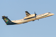 Olympic Airlines Bombardier DHC-8-402Q (SX-OBF) at  Corfu - International, Greece