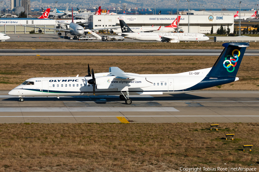 Olympic Airlines Bombardier DHC-8-402Q (SX-OBF) | Photo 308038