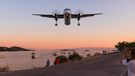 Olympic Airlines Bombardier DHC-8-402Q (SX-OBF) at  Skiathos Alexandros Papadiamantis, Greece