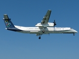 Olympic Airlines Bombardier DHC-8-402Q (SX-OBG) at  Corfu - International, Greece