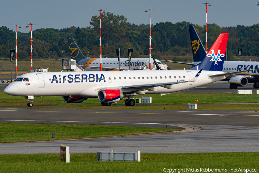 Air Serbia Embraer ERJ-195LR (ERJ-190-200LR) (SX-RMA) | Photo 592122