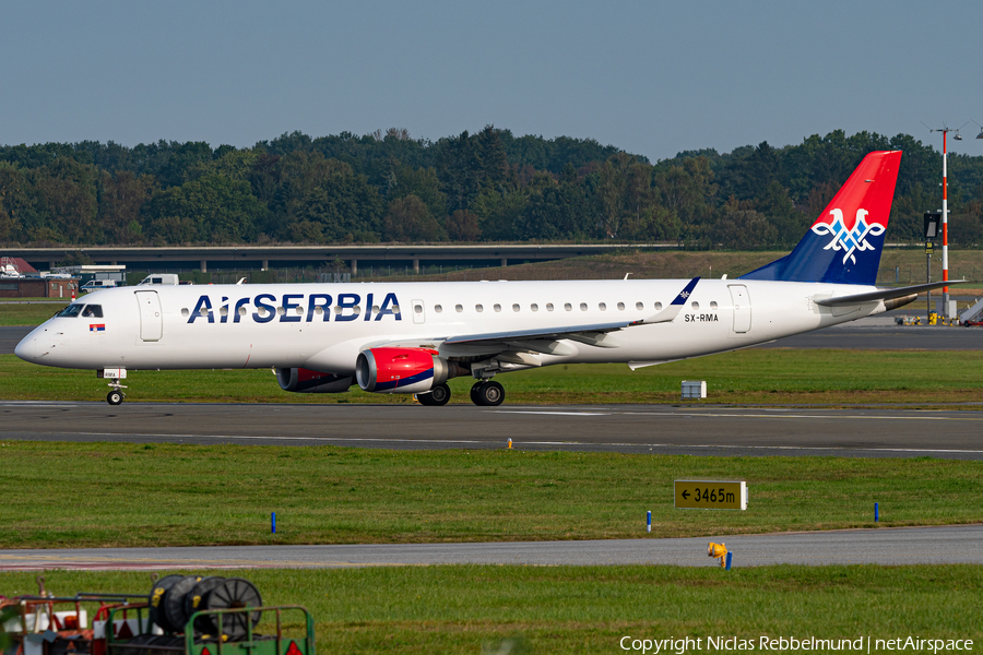 Air Serbia Embraer ERJ-195LR (ERJ-190-200LR) (SX-RMA) | Photo 592123
