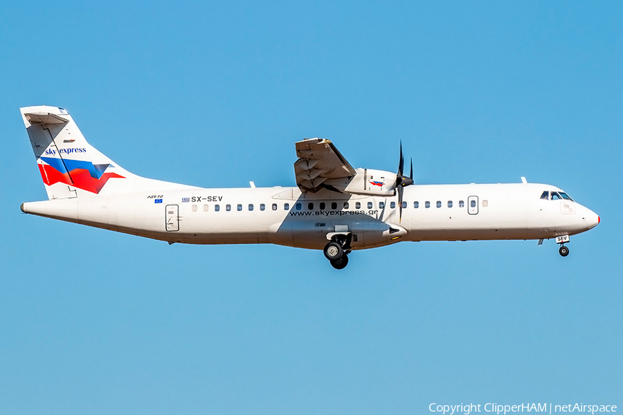 Sky Express ATR 72-500 (SX-SEV) | Photo 408218