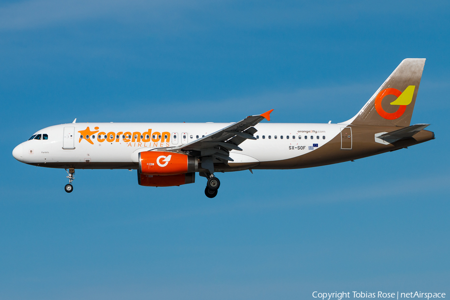 Corendon Airlines (orange2fly) Airbus A320-232 (SX-SOF) | Photo 324892