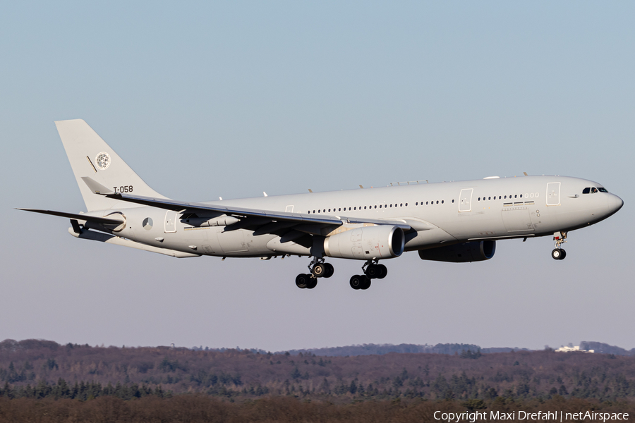 Royal Netherlands Air Force Airbus A330-243MRTT (T-058) | Photo 497583