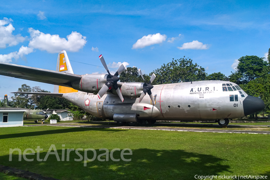 Indonesian Air Force (TNI-AU) Lockheed C-130B Hercules (T-1301) | Photo 550090