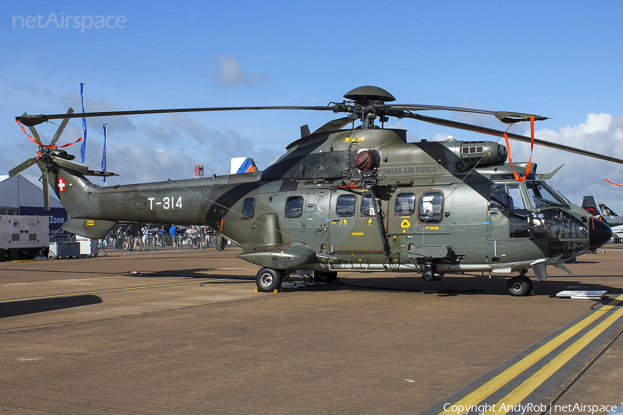 Swiss Air Force Aerospatiale AS332M1 Super Puma (Hkp10A) (T-314) | Photo 382486