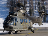 Swiss Air Force Aerospatiale AS332M1 Super Puma (Hkp10A) (T-316) at  Samedan - St. Moritz, Switzerland