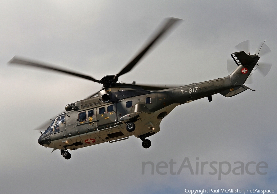 Swiss Air Force Aerospatiale AS332M1 Super Puma (Hkp10A) (T-317) | Photo 8065