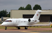 Swiss Air Force Bombardier CL-600-2B16 Challenger 604 (T-752) at  RAF Fairford, United Kingdom