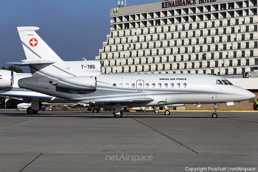 Swiss Air Force Dassault Falcon 900EX (T-785) | Photo 193220