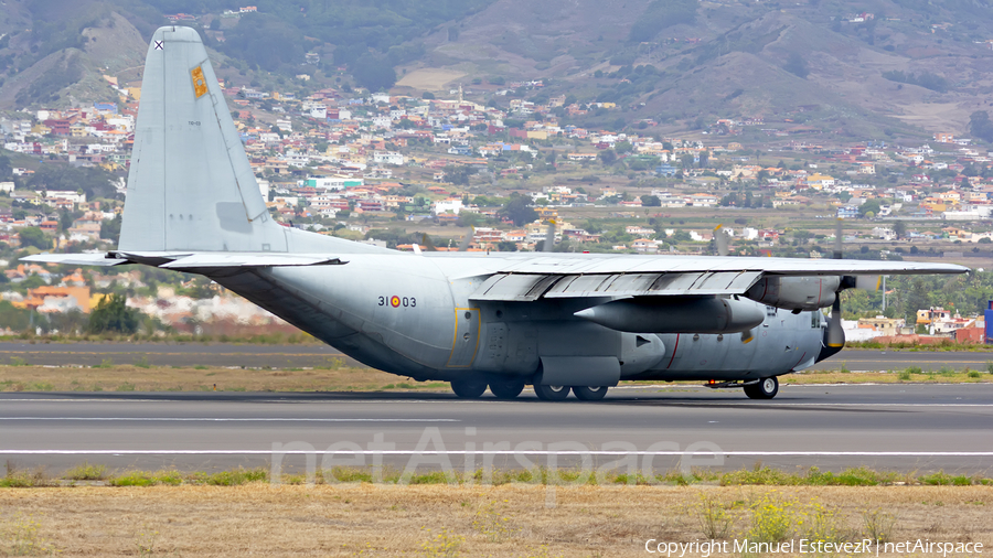 Spanish Air Force (Ejército del Aire) Lockheed C-130H Hercules (T.10-03) | Photo 401506