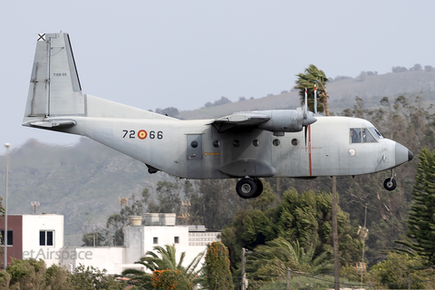 Spanish Air Force (Ejército del Aire) CASA C-212-100 Aviocar (T.12B-66) at  Tenerife Norte - Los Rodeos, Spain